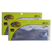 Customized Printed Resealable Transparent Soft Plastic Fishing Bait Packaging Bag Fishing Lures With Ziplock